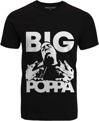 Urban Streewear Graphic 100% Cotton T Shirts (L, Big Poppa)